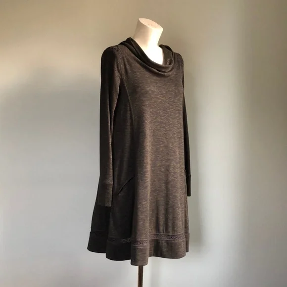 anthropologie jersey dress Gathered Jersey Dress